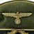 Original German WWII Army Heer Officer Simulated Crusher Visor Cap Original Items