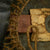 Original U.S. WWI M1917 Doughboy Helmet with Original Camouflage Textured Paint - size 6 7/8 Liner Original Items