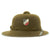 Original German WWII Second Model DAK Afrikakorps Sun Helmet with Brass Badges - Dated 1941 Original Items