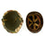 Original U.S. WWII 1943 M1 McCord Fixed Bale Helmet with USMC Camo Poncho Cover and Westinghouse Liner Original Items