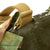 Original U.S. WWII 1943 M1 McCord Fixed Bale Helmet with USMC Camo Poncho Cover and Westinghouse Liner Original Items