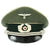 Original German WWII Army Heer Officer Visor Cap - Size 60 cm Original Items