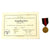 Original German WWII 1 October 1938 Commemorative Sudetenland Medal with Named Award Document Original Items