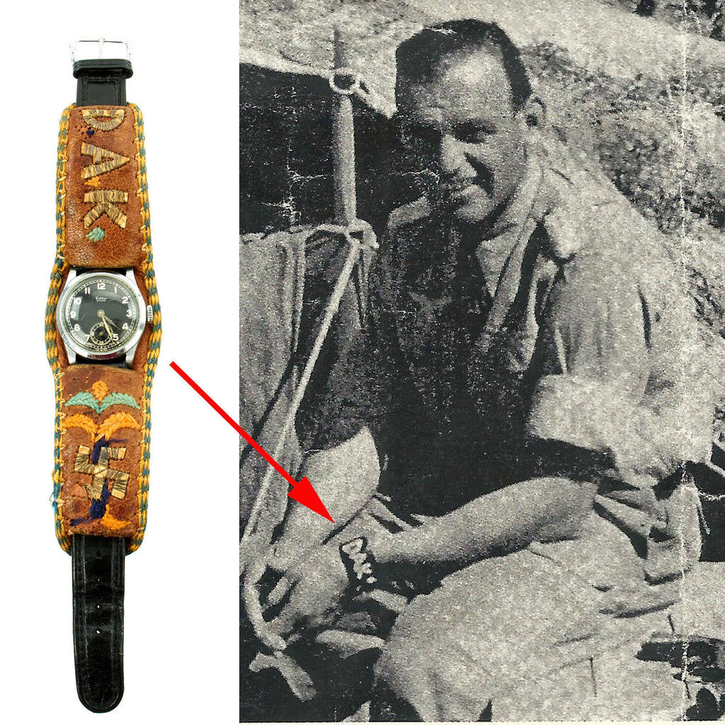Original German WWII Afrika Korps DAK Swiss Wrist Watch by Valdor - Fully Functional Original Items