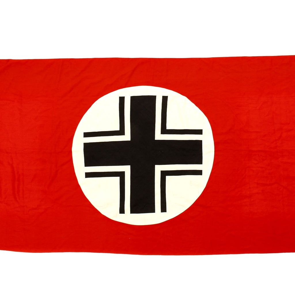 Original German WWII Balkan Cross Tank Identification Flag - 78" x 38" Original Items