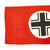 Original German WWII Balkan Cross Tank Identification Flag - 78" x 38" Original Items