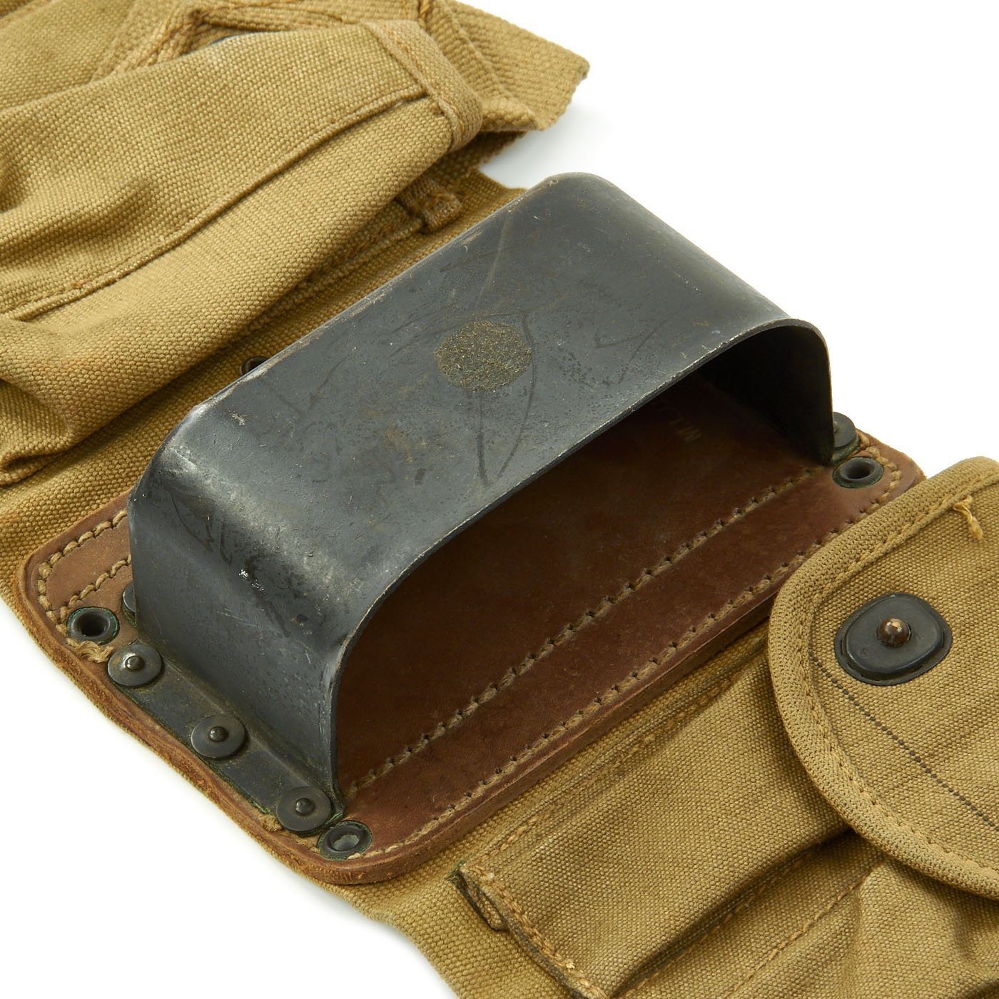 Original U.S. WWI 1918A2 BAR Browning Automatic Rifleman Belt by 