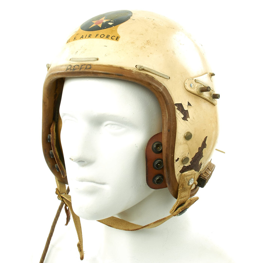 Original U.S. Korean Wa Air Force Type P1A Flying Helmet Original Items