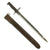 Original U.S. WWI M1905 Springfield Bayonet with Unit Marked Modified Scabbard by R.I.A. - Dated 1907/9/21 Original Items