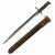 Original U.S. WWI M1905 Springfield Bayonet with Unit Marked Modified Scabbard by R.I.A. - Dated 1907/9/21 Original Items
