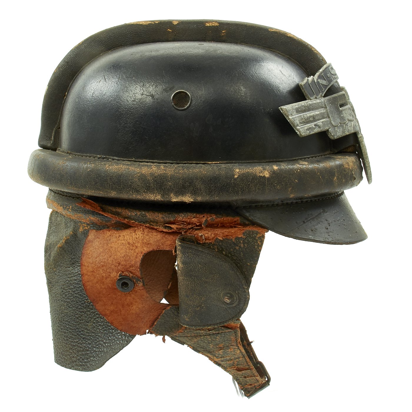 Original German WWII 2nd Pattern NSKK Crash Helmet