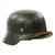 Original German WWII Luftwaffe M35 Single Decal Droop Tail Eagle Helmet - ET66 Original Items