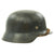 Original German WWII Luftwaffe M35 Single Decal Droop Tail Eagle Helmet - ET66 Original Items