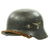 Original German WWII Luftwaffe M35 Single Decal Droop Tail Eagle Helmet - ET66 Original Items
