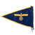 Original German WWII Navy Kriegsmarine Officer Vehicle Staff Car Fender Pennant Flag - 12.5" x 8" Original Items