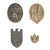 Original German WWI & WWII Medal, Insignia & Currency Grouping - 34 Items Original Items