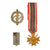 Original German WWI & WWII Medal, Insignia & Currency Grouping - 25 Items Original Items