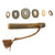 Original WWII Japanese Navy Officer P1937 Kai-Gunto Katana Sword with Tassel and Capture Tag - Matched Original Items