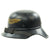 Original German WWII M38 Luftschutz Gladiator Air Defense Helmet - dated 1940 Original Items