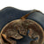 Original German WWII M38 Luftschutz Gladiator Civil Air Defense Helmet - dated 1938 Original Items