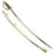 Original U.S. Civil War Model 1860 Light Cavalry Saber with Plated Scabbard by Emerson & Silver - Dated 1864 Original Items