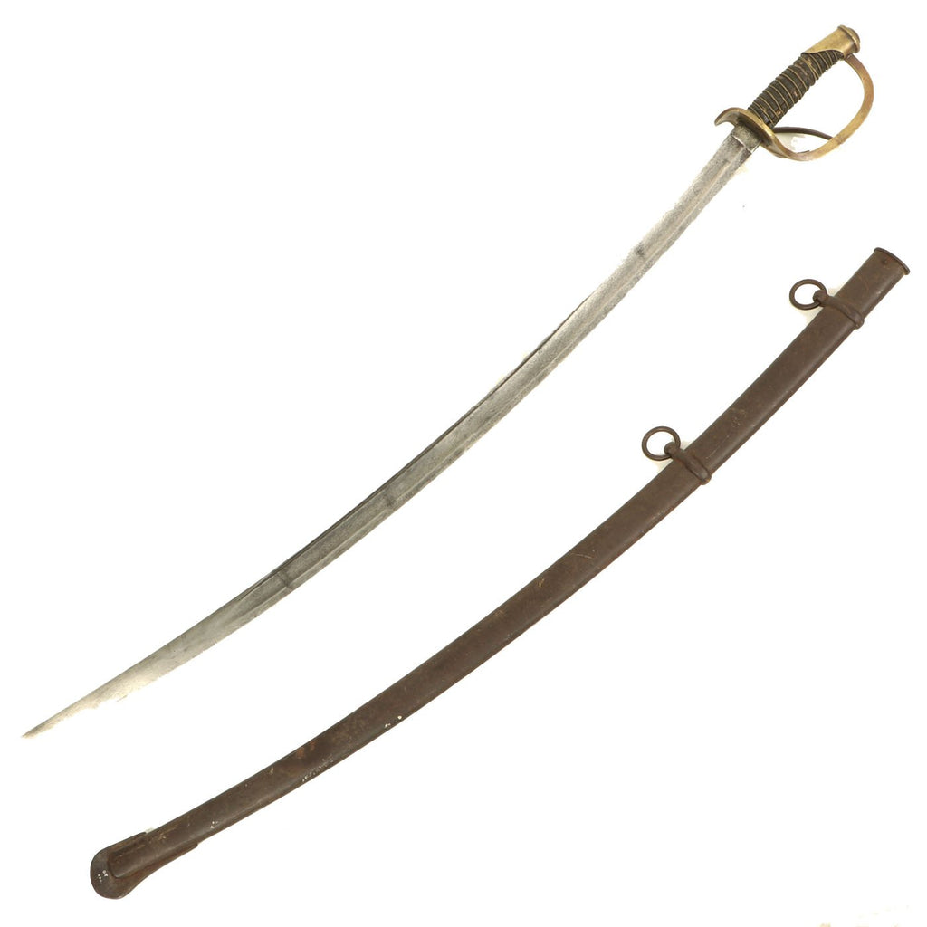 Original U.S Civil War M-1840 "Wrist Breaker" Heavy Cavalry Saber by Horstmann's & Son with Scabbard Original Items