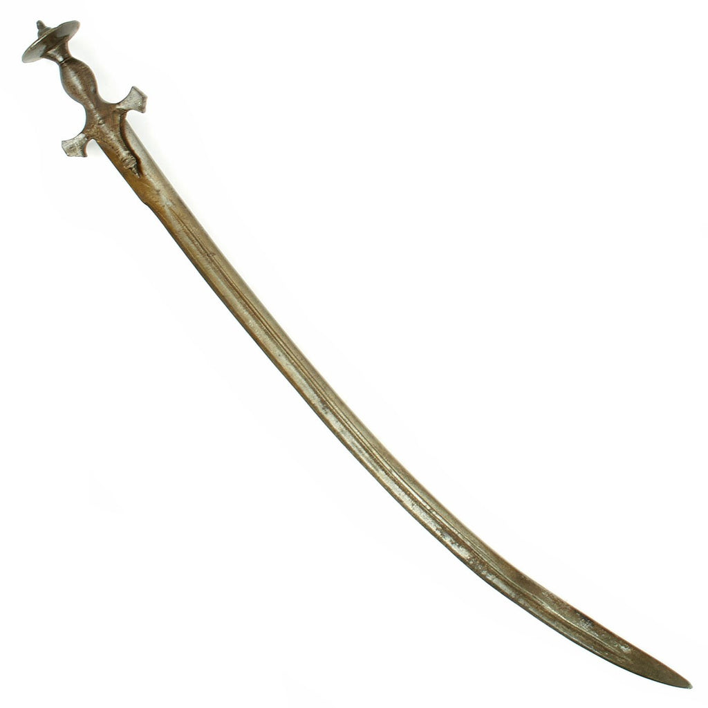Original Indian 18th Century Tulwar Battle Sword with Fullered Blade - Sepoy Rebellion of 1857-59 Original Items