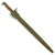 Original U.S. Pre-WWI M1905 Springfield 16" Rifle Bayonet with First Pattern Maxim Patent Scabbard - dated 1906 Original Items