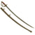 Original Set of Two U.S. Civil War Cavalry Sabers in Relic Condition - M1840 & M1860 Original Items