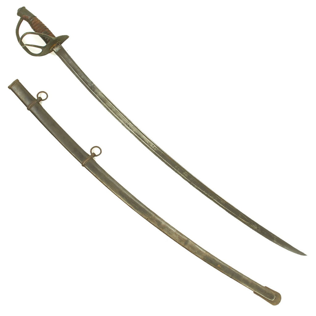 Original U.S. Civil War Model 1860 Light Cavalry Sword by Ames Mfg. Co. with Scabbard - Dated 1865 Original Items