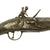 Original 19th Century Ottoman "Barbary Pirate" Silver and Brass Inlaid Flintlock Pistol - circa 1820 Original Items