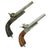 Original Brace of Belgian Pinfire Double Barrel Pistols with Mechanical Faults circa 1860 Original Items