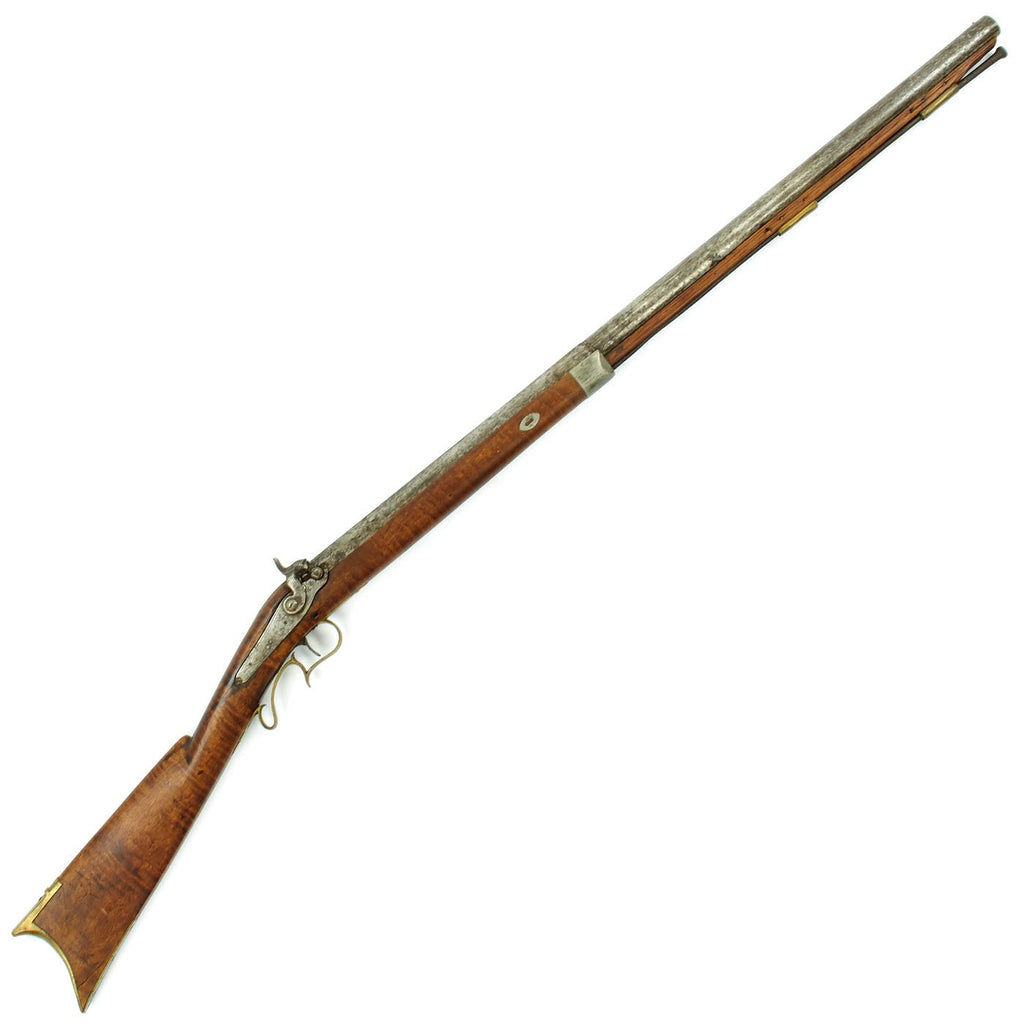 Original U.S. Kentucky Percussion Musket with Tiger Maple Stock by Lane & Reed of Boston Original Items