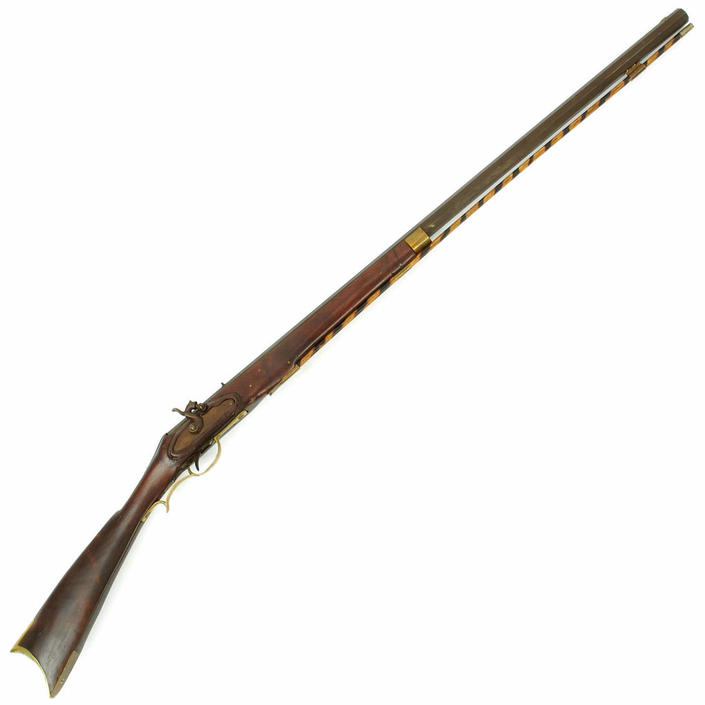 Original U.S. New England .36 Caliber Percussion Hunting Gun - Kentucky Rifle Style Original Items