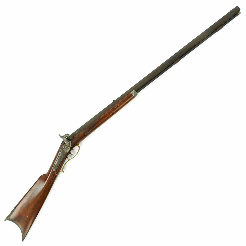 Original U.S. Pennsylvania Percussion Rifle with Back Action Trade Lock by Moore c. 1835 Original Items