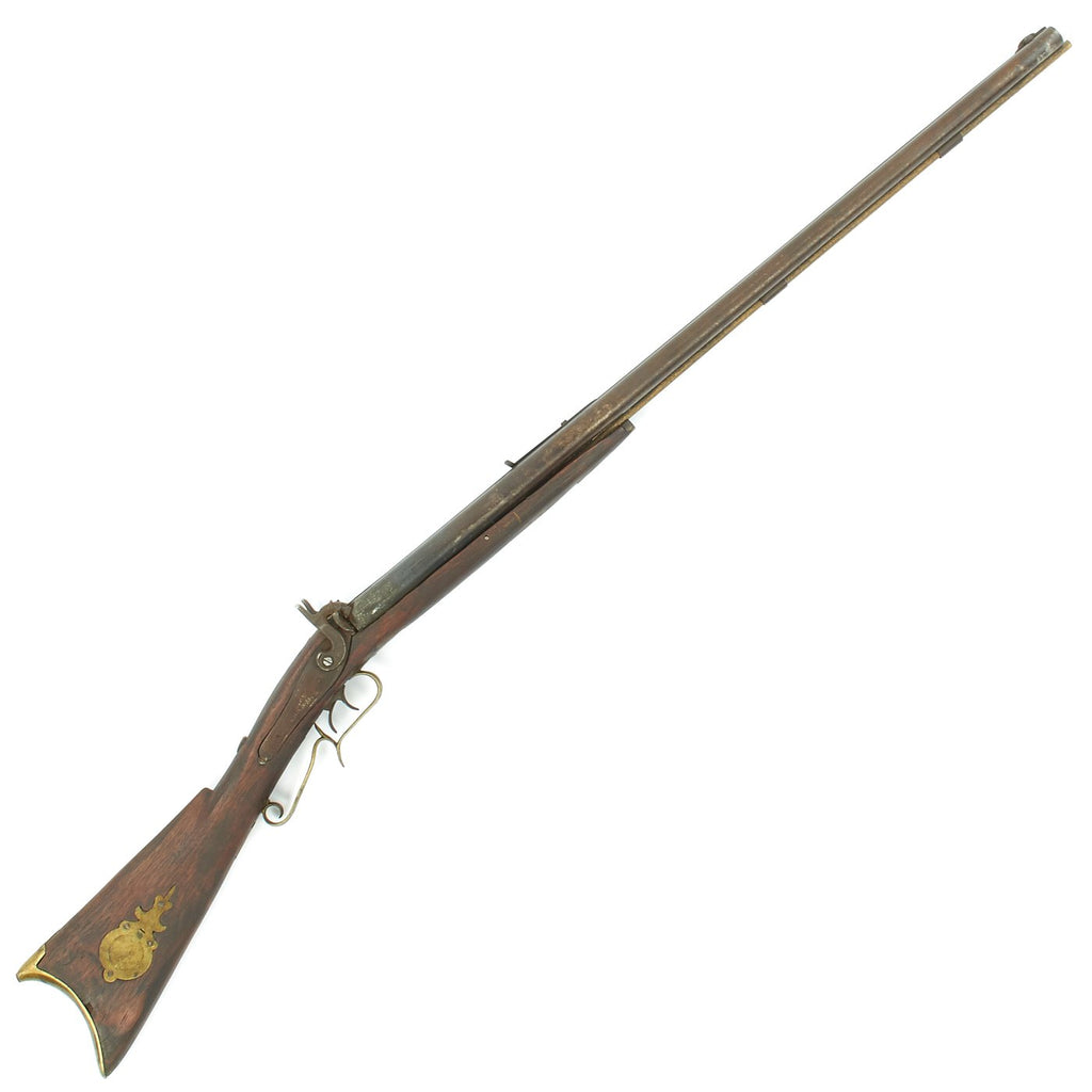 Original U.S. Made Double Barrel Percussion Combination Rifle Shotgun - 16 Gauge and .40cal Original Items