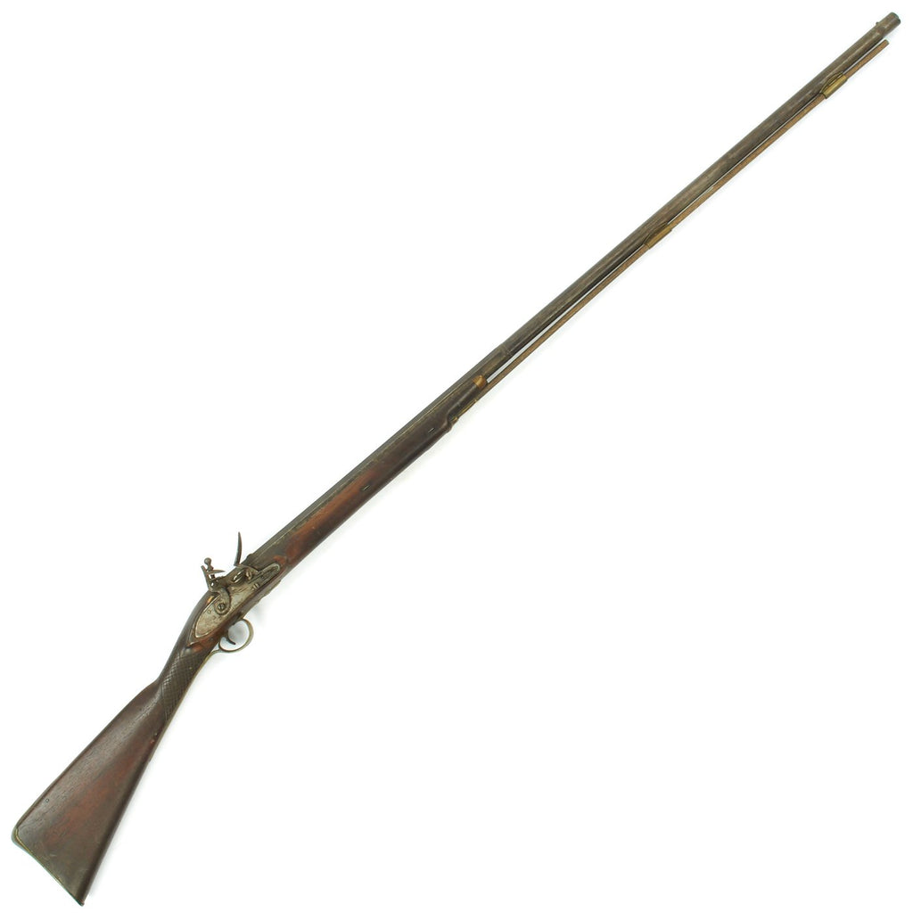 Original British 16 Bore Single Barrel Flintlock Fowling Piece with Half Octagonal Barrel - circa 1775 Original Items