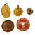 Original U.S., Japan, Germany and British WWI & WWII Medal, Insignia and Uniform Insignia Lot - 16 Items Original Items