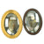 Original U.S. WWI Aviator and Army Soldier Patriotic Framed Convex Oval Photos Original Items