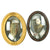 Original U.S. WWI Aviator and Army Soldier Patriotic Framed Convex Oval Photos Original Items