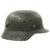 Original German WWII M35 KIA Shot Through Single Decal Luftwaffe Helmet - Marked ET64 Original Items
