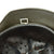 Original German WWII M35 KIA Shot Through Single Decal Luftwaffe Helmet - Marked ET64 Original Items