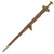 Original Victorian Era Sudanese Mahdi Dervish Kaskara Broadsword with Scabbard circa 1885 Original Items