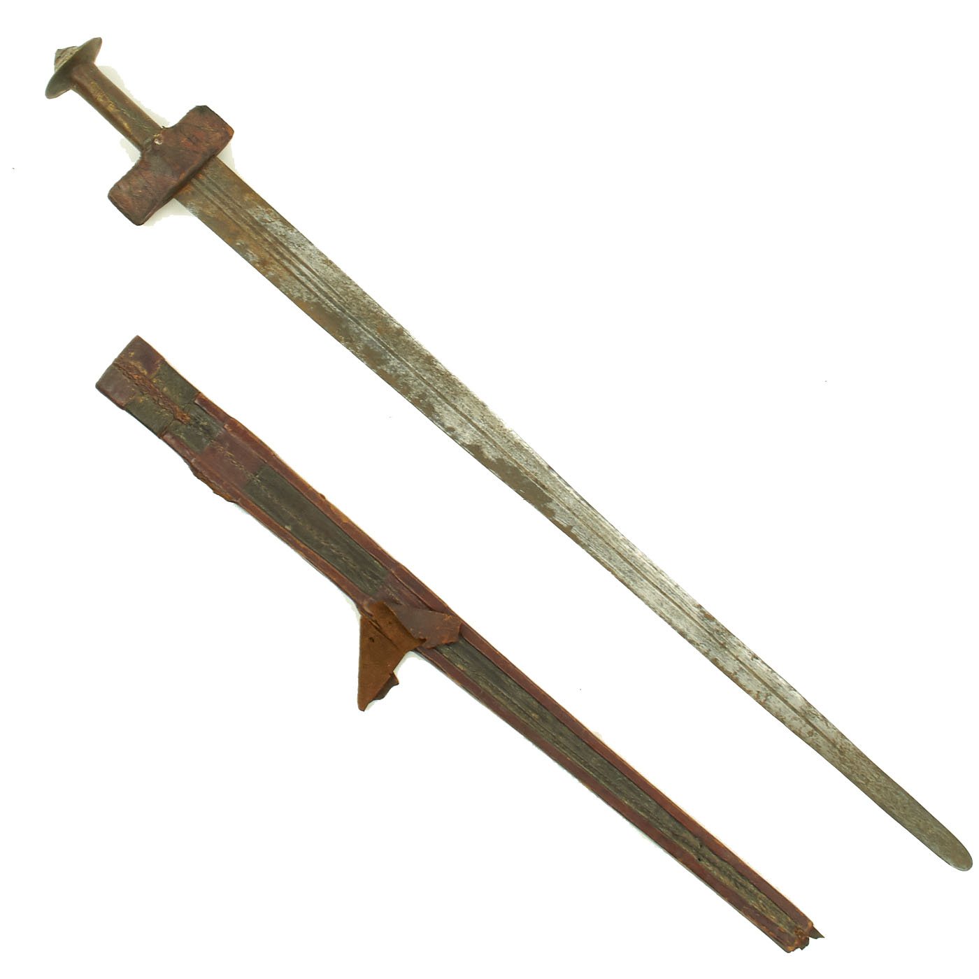 Original North African Taureg Takoba Broadsword with Broken