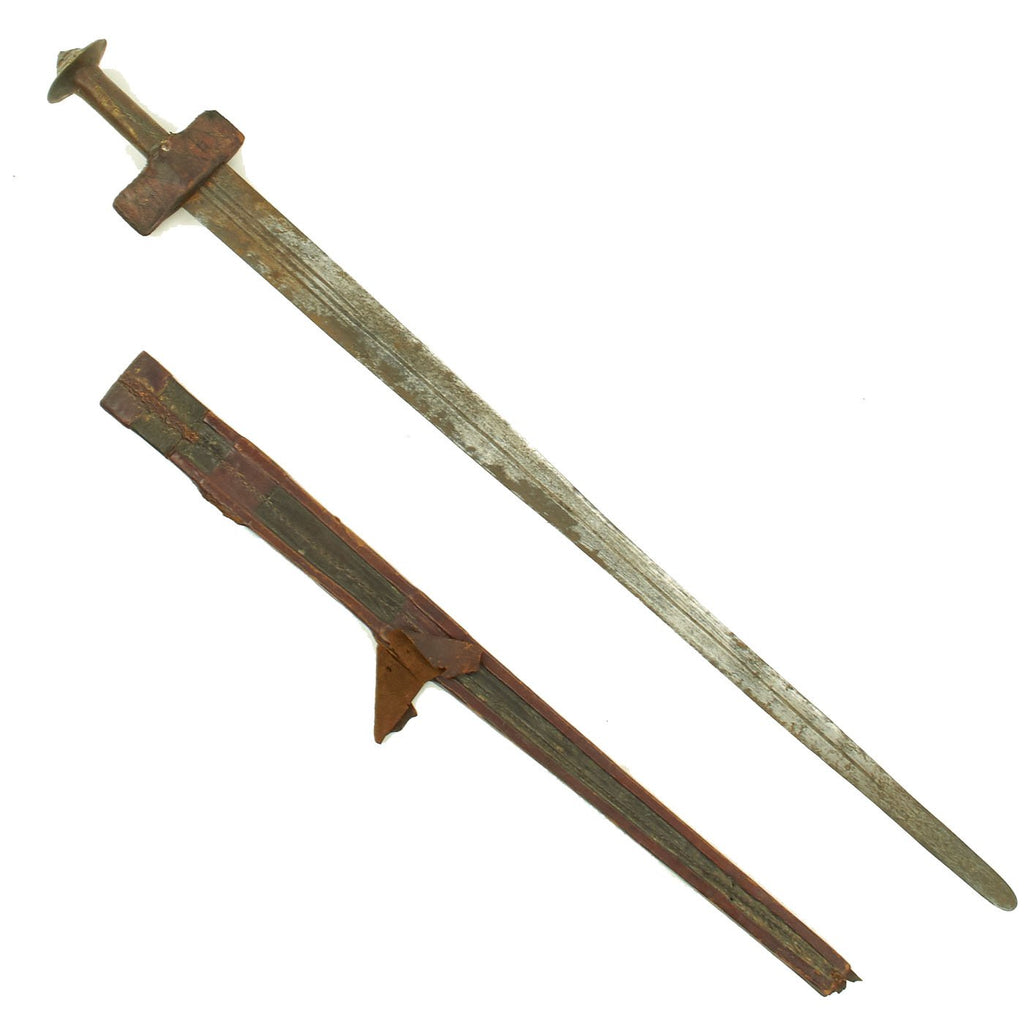 Original Victorian Era Sudanese Mahdi Dervish Kaskara Broadsword with Scabbard circa 1885 Original Items
