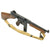 Original U.S. WWII Thompson M1A1 Display SMG with Paratrooper Drop Bag and Accessories Original Items
