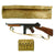 Original U.S. WWII Thompson M1A1 Display SMG with Paratrooper Drop Bag and Accessories Original Items