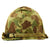 Original U.S. WWII / Korea 1945 USMC Named M1 McCord Rear Seam Helmet with HBT Camo Cover and Westinghouse Liner Original Items