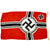 Original German WWII Battle Flag by Wlissingen Helmond of Holland - 80cm x 135cm Reichskriegsflagge Original Items