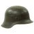Original German WWII M42 Single Decal Army Heer Helmet with Size 55 Liner - ET62 Original Items